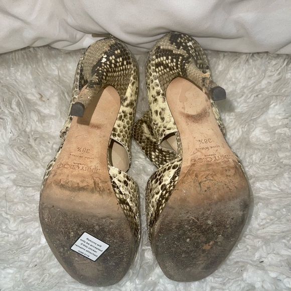 Jimmy Choo Private Peep Toe pumps Python - Picture 11 of 12